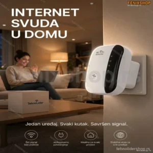 Pojačivač Wi-Fi Signala – Proširi Pokrivenost po Celom Domu