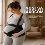 Pojas za trudnice sa tregerima — potpuna podrška stomaku i leđima tokom trudnoće
