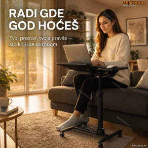 Pokretni sto za laptop HS-302 sa podesivom visinom i nagibom