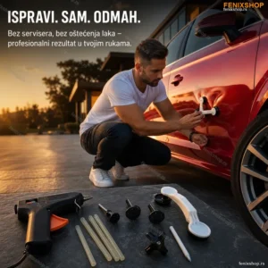 Pops-a-Dent – Profesionalni Set za Ispravljanje Udubljenja na Automobilu