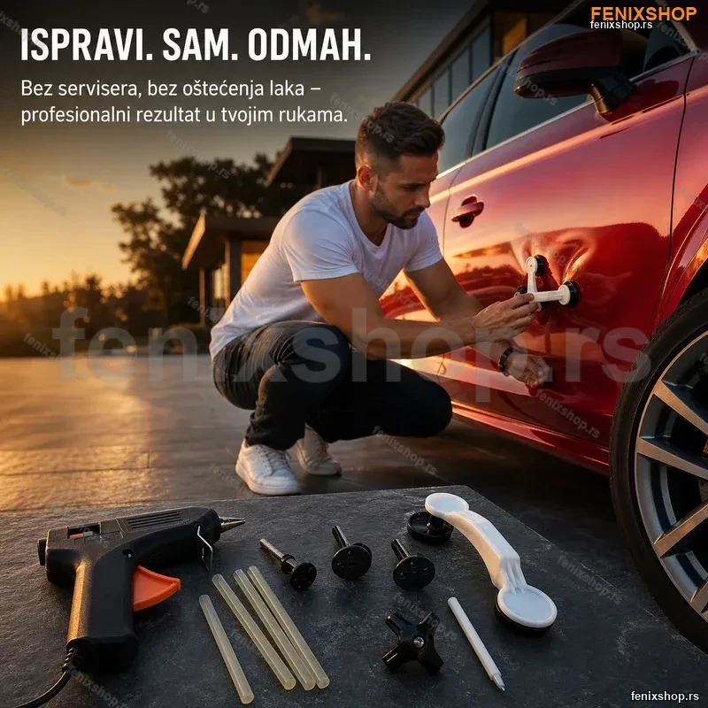 Pops-a-Dent – Profesionalni Set za Ispravljanje Udubljenja na Automobilu Pops-a-Dent – Profesionalni Set za Ispravljanje Udubljenja na Automobilu