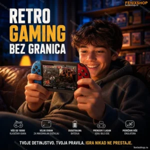 Portabl Konzola sa Retro Igrama X7 Plus – 5,1" Ekran i TV Izlaz