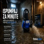 Potapajuća Pumpa za Vodu 1.5 KS – Brzo Ispumpavanje do 8000 L/h
