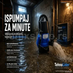Potapajuća Pumpa za Vodu 1.5 KS – Brzo Ispumpavanje do 8000 L/h