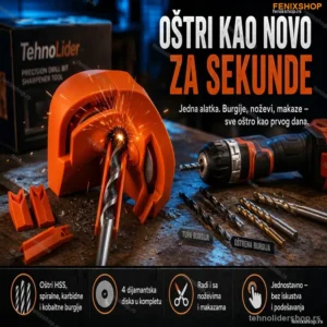 Precizni Oštrač Burgija – Univerzalni Alat za Obnovu Sečiva