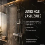 Premium Zidni Tuš sa Displejom i Dodacima – Luksuzni Set za Kupatilo