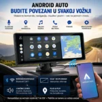 prenosivi CarPlay ekran - prednja strana