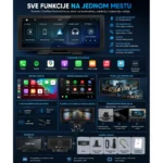 prenosivi CarPlay ekran - u upotrebi