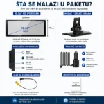 prenosivi CarPlay ekran - detalji