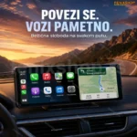 Prenosivi bežični ekran 10.26" CarPlay i Android Auto