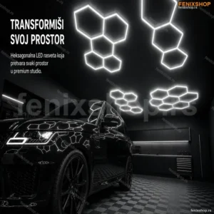 Profesionalna heksagonalna LED rasveta-Plafonska Rasveta za Auto Detailing