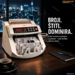 Profesionalni Brojač Novca sa UV Detekcijom i Automatskim Brojenjem Novčanica