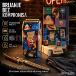 Profesionalni Električni Brijač za Muškarce – Suvo i Mokro Brijanje