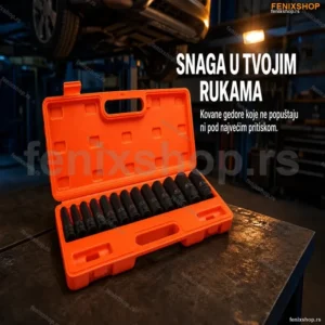Profesionalni Set Kovanih Dubokih Gedora 1/2" – 10 Komada 10-30mm