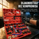 Profesionalni tester pritiska rashladnog sistema — veliki set