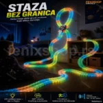 Promenljiva Staza sa LED Svetlećim Trkačkim Automobilom
