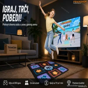 Prostirka za TV Gaming – Udobna Podloga za Igranje Ispred Televizora