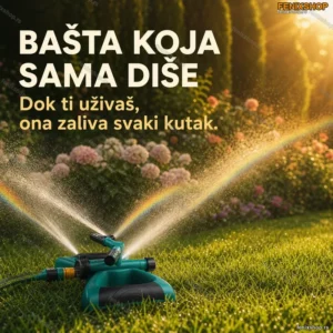 Prskalica za baštu automatska rotirajuća 360°