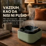 PuffPure™ Pepeljara za eliminisanje smrada cigaretnog dima sa filterom (1+1)
