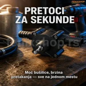 Pumpa za bušilicu — pretakanje vode, ulja i benzina