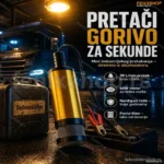 Pumpa za Pretakanje Goriva 24V – 60W Motor, Protok 30 L/min