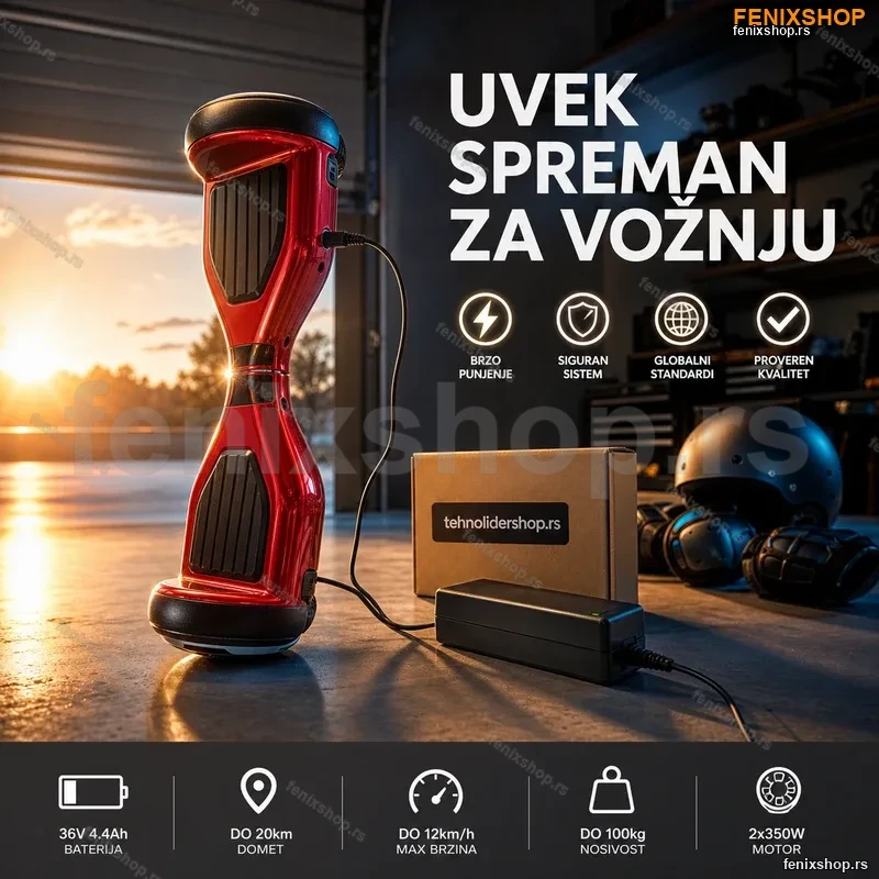 Punjac za HOVERDBOARD 6, 8 i 10 inca Punjac za HOVERDBOARD 6, 8 i 10 inca