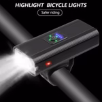 Punjiva LED lampa za bicikl — vodootporna, 6 modova