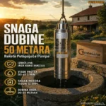Raketa Potapajuća Pumpa za Bunar 1100W – Dubina do 50m