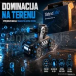 RC Drift Tenk na Vodene Kuglice – 4x4, Upravljanje Pokretom Ruke, 360° Rotacija, LED Efekti