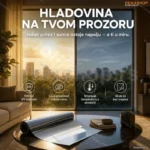 Reflektujuća ogledalo folija za stakla
