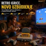 Retro konzola sa pištoljem i UGRAĐENIM igricama