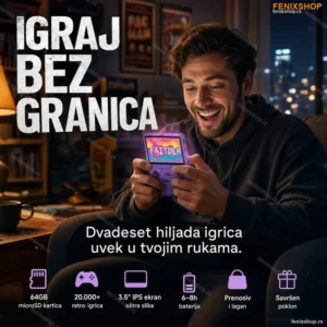 Retro Konzola XGB35 – 20.000 Igrica, IPS Ekran i TV Izlaz