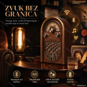 Retro radio Bluetooth zvučnik R-1950BTL