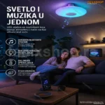 RGB LED Plafonjera sa Ugrađenim Bluetooth Zvučnikom i Daljinskim Upravljačem