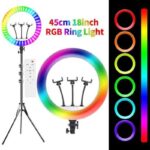 RGB prstenasto svetlo 45 cm — profesionalna ring lampa sa 200 LED dioda