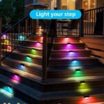 RGB solarne lampe za stepenice i zidove — set 2 kom