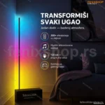 RGB Ugaona Lampa sa 300+ Efekata Boja i Daljinskim Upravljačem