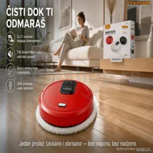 Robot Usisivač 2 u 1 — Suvo i Mokro Čišćenje Podova