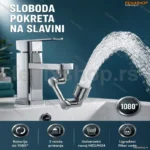 Rotirajući nastavak za slavinu 1080 stepeni