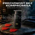 Rozia HQ-371 punjiva mašinica za šišanje sa LED displejom