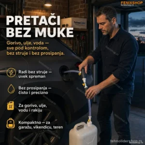 Ručna Pumpa za Pretakanje Tečnosti — Gorivo, Ulje i Voda