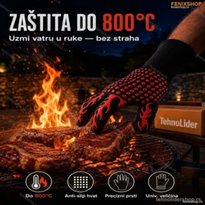 Rukavice Otporne na Visoku Temperaturu – Zaštita do 800°C