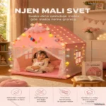 Šator/Kućica za decu – Roze