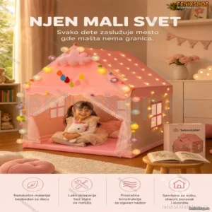 Šator/Kućica za decu – Roze