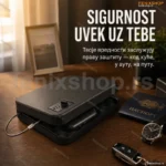 Sef sa sajlom — Prenosivi trezor sa čeličnom sajlom za fiksiranje