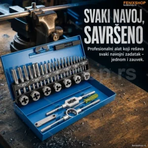 Set Alata za Narezivanje i Urezivanje Navoja – 32 Komada