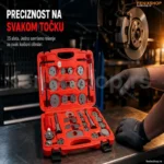 Set Alata za Vraćanje Kočionih Cilindara – 35 Komada, Levo i Desno