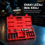 Set izvlakača ležajeva s kliznim čekićem — 9 delova