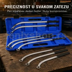 Set ključeva za zatezače remena — 5 komada, 13–19 mm