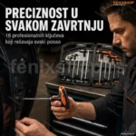 Set Torex i Imbus Ključeva sa T Ručkom – 16 Komada, Chrome Vanadium